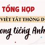 Đường Kính Tiếng Anh Viết Tắt Là Gì