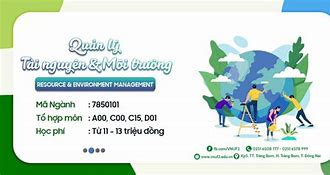 Quản Lý Tài Nguyên Và Môi Trường Khối Gì