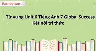 Từ Vựng Tiếng Anh 7 Global Success Unit 6